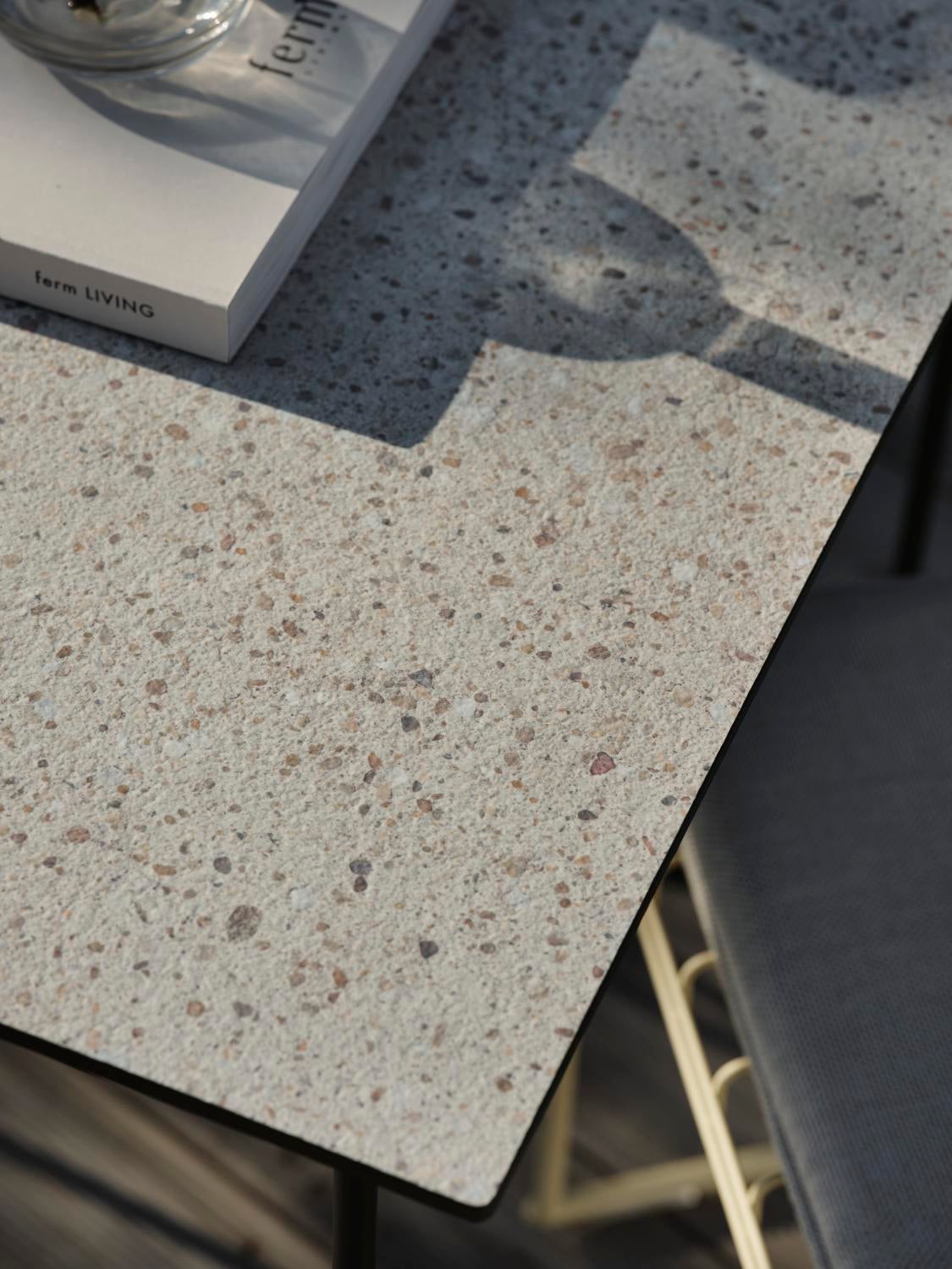 Laminate bordplate Beige/terrazzo