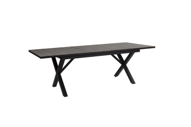 Hillmond spisebord Black/Grey wood
