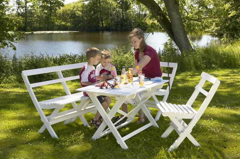 Gammeldags 2-seter sofa Hvit