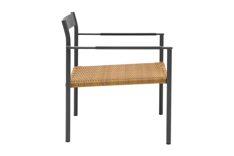 DK lounge chair Antracit/Natur