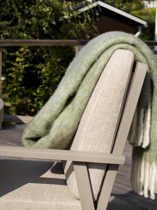 Samvaro stol med armlener Khaki/beige