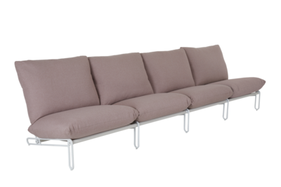 Blixt seat part White/Dusty pink