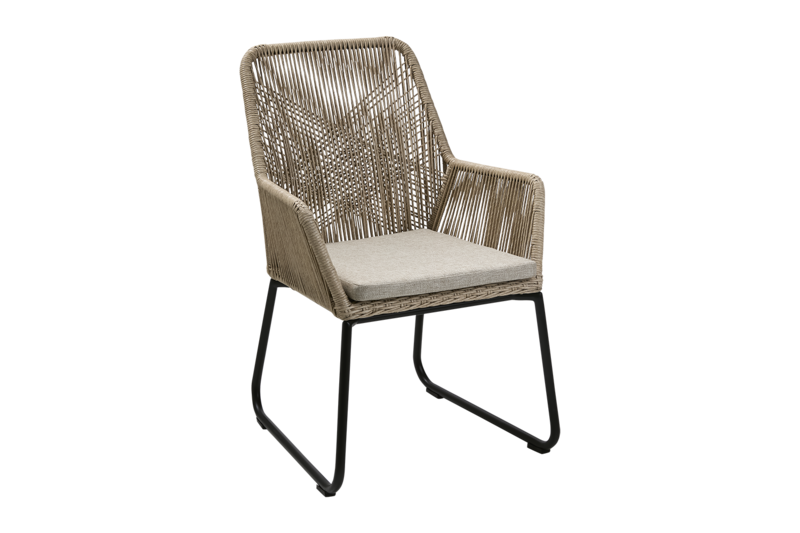 Midway stol med armlener Beige/Sand