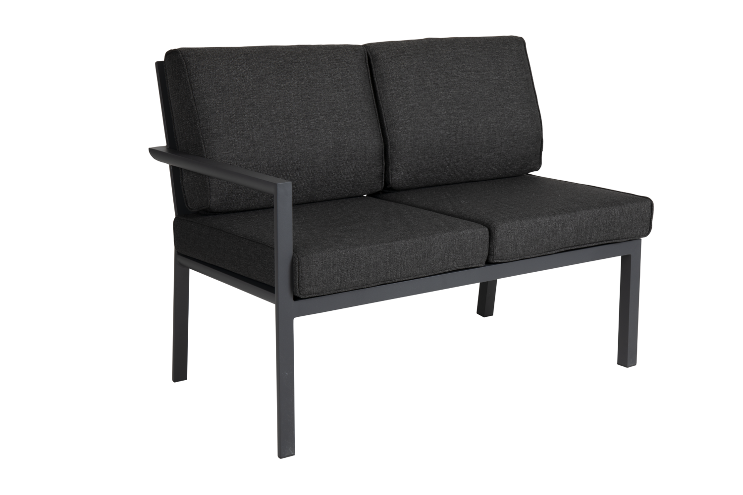 Delia endestykke Antracit/Grå