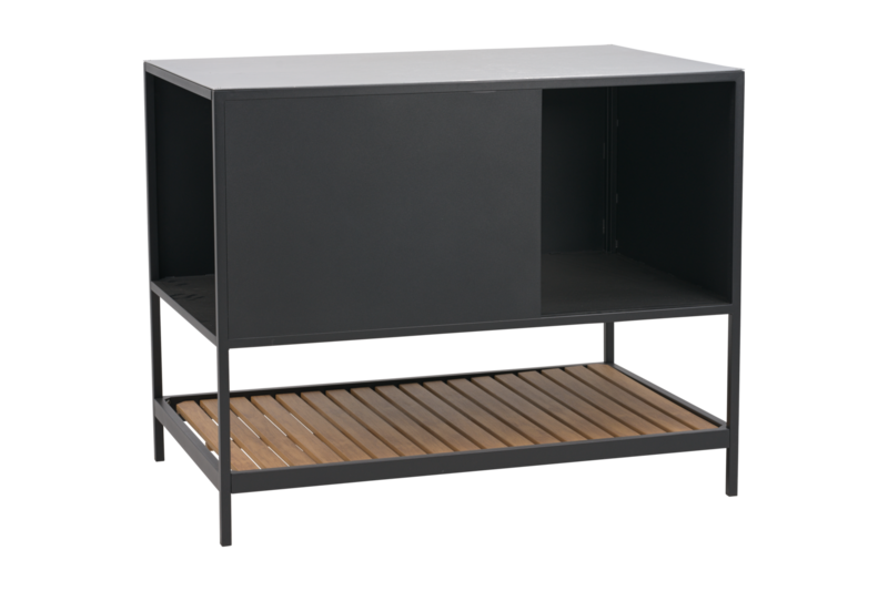 Prep utekjøkken Svart