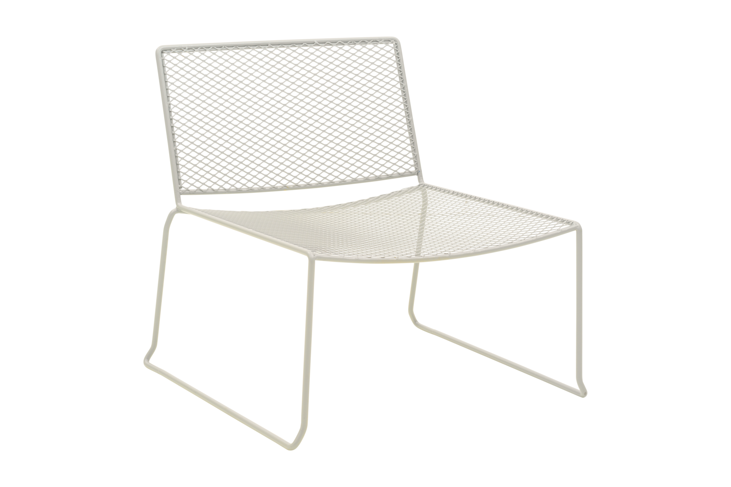 Haru loungestol Pearl white