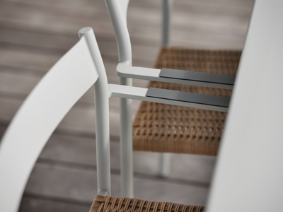 DK spisestol  Light Grey/Natur