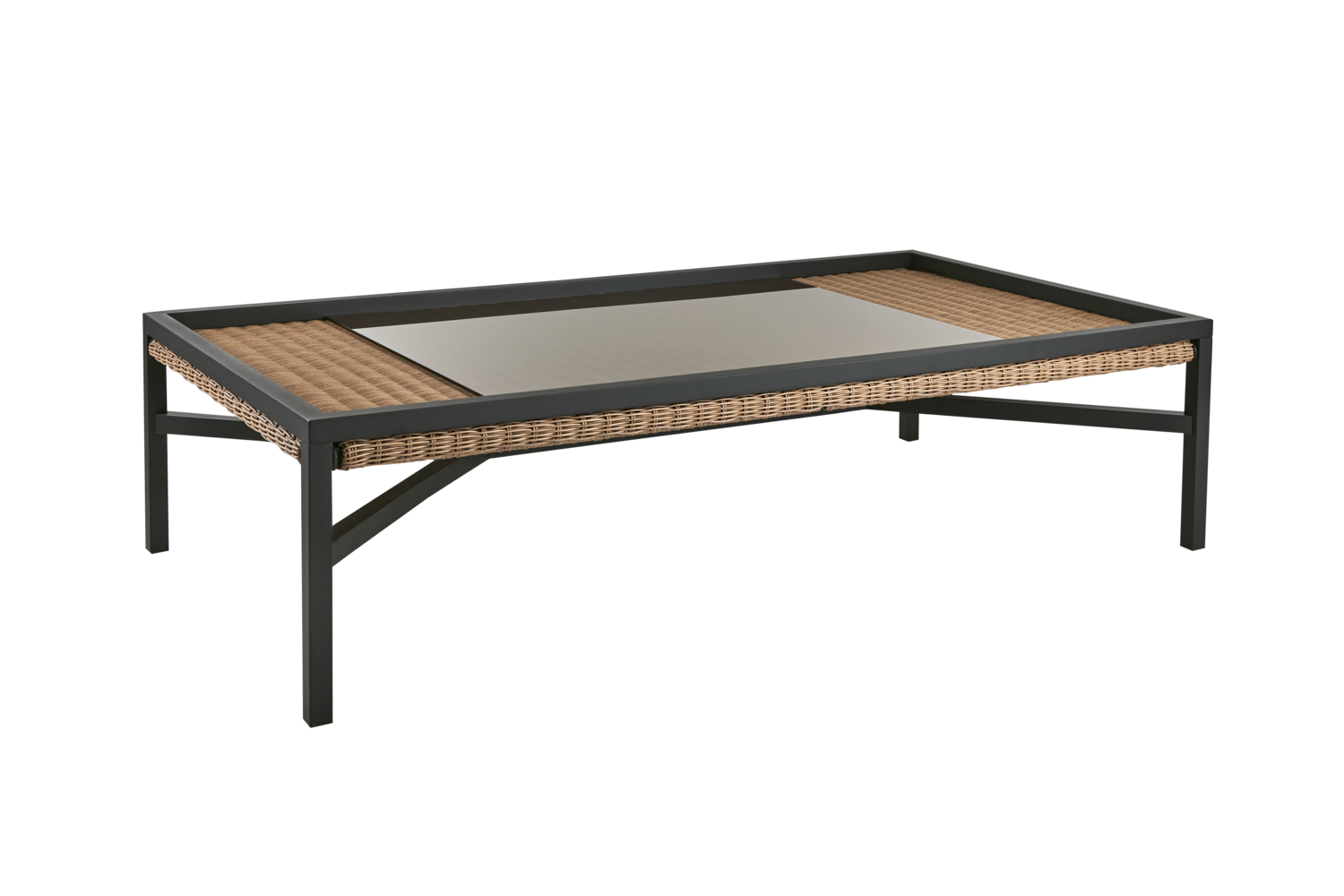 Shell sofabord Rustic/Black