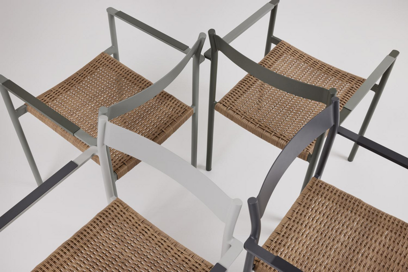 DK spisestol  Light Grey/Natur
