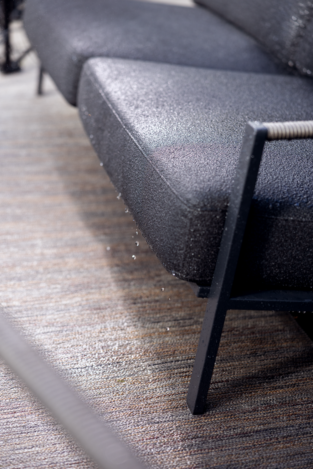 Lyra 2,5-seters sofa Svart/Teddy Black