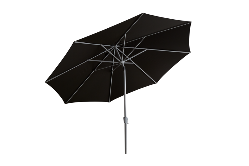 Abriola parasoll Charcoal Black