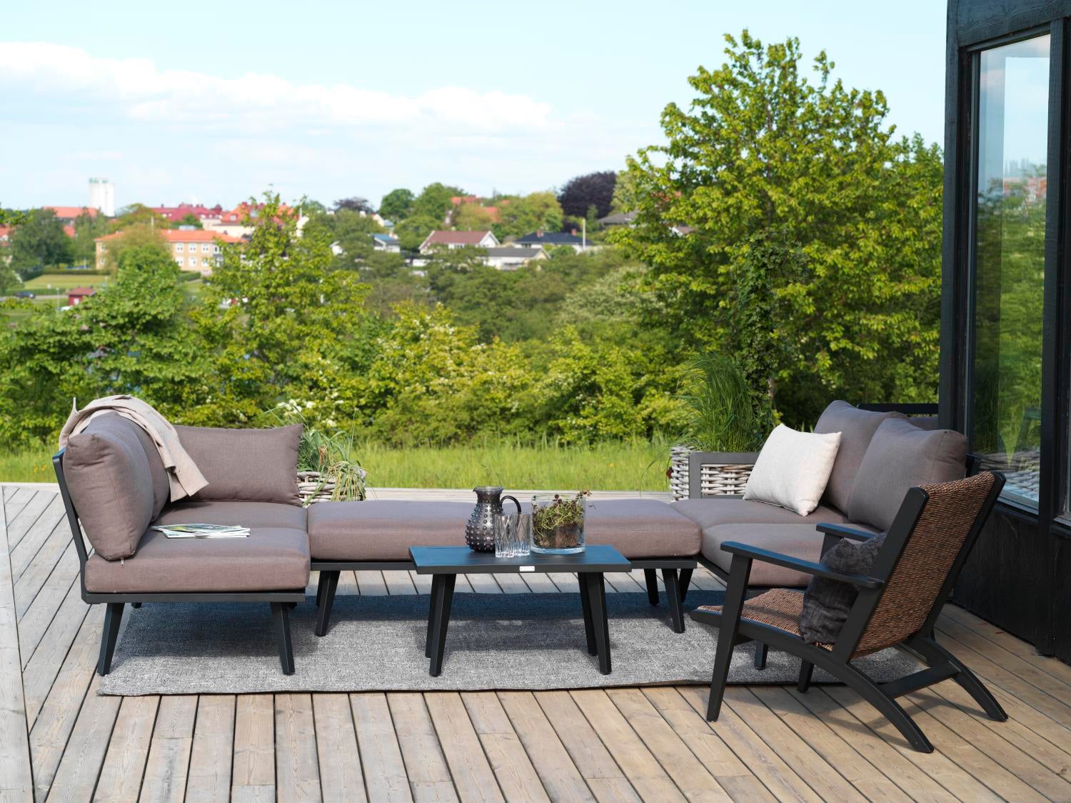 Villac sete White/Bistro brown