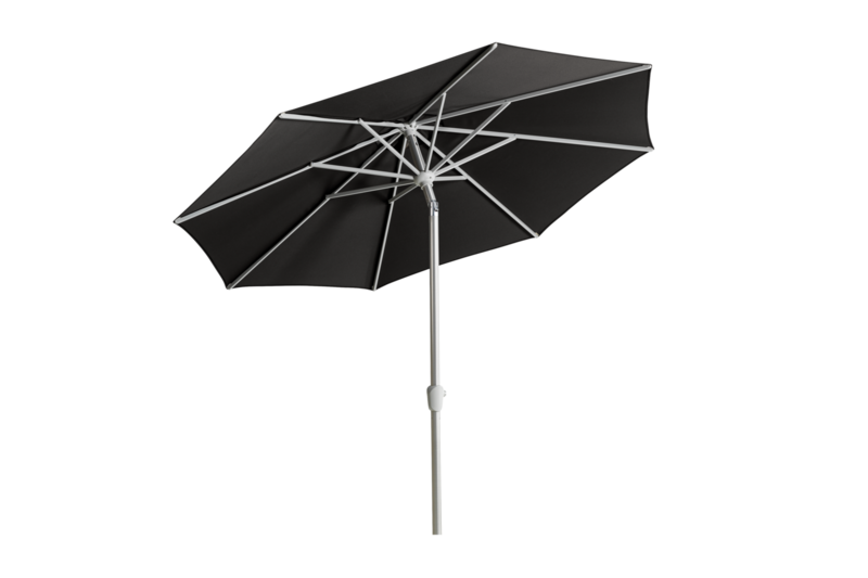 Abriola parasoll Charcoal Black