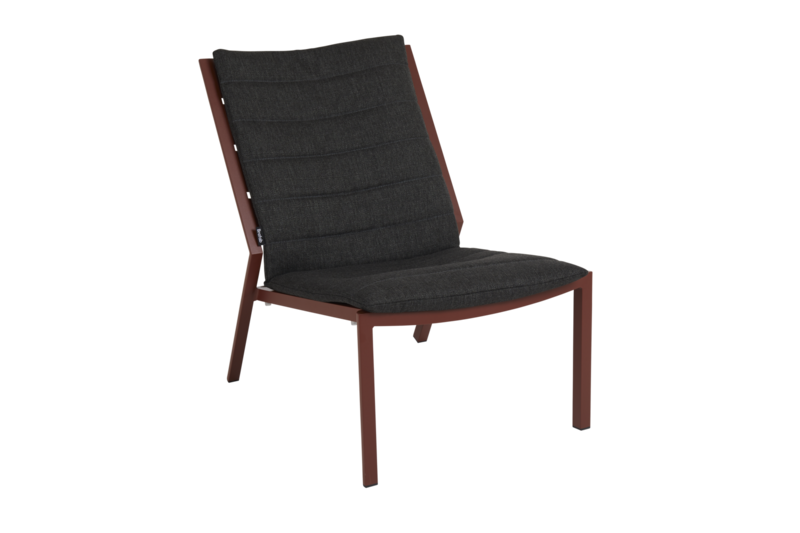 Delia lounge chair Burnt paprika