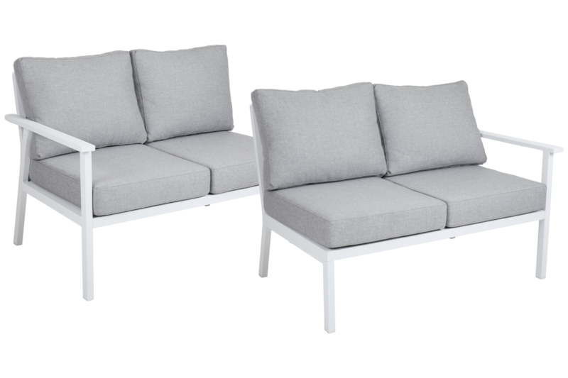 Samvaro endestykke White/Pearl grey