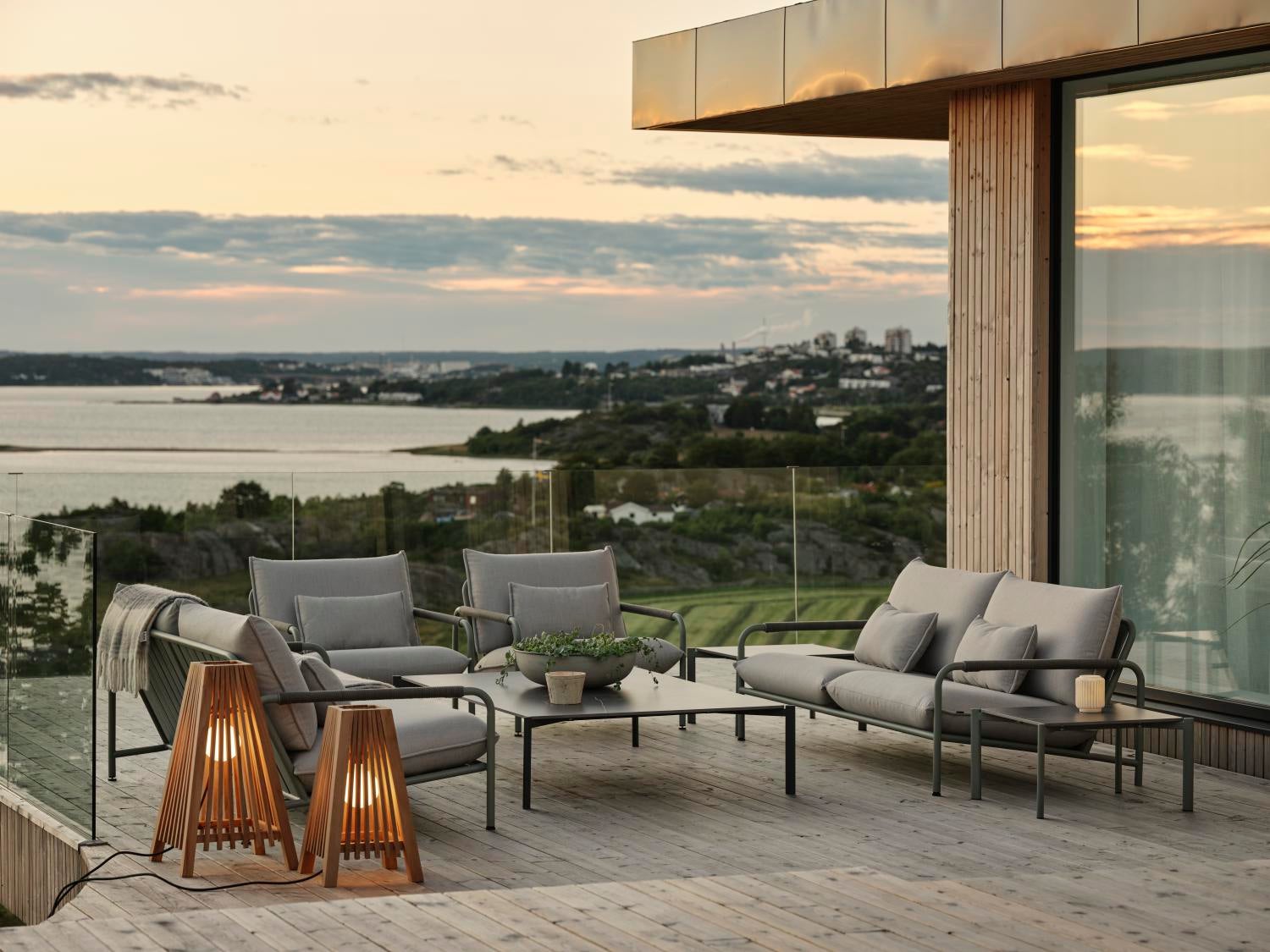 Lerberget 2,5-seters sofa Dusty Green/ash