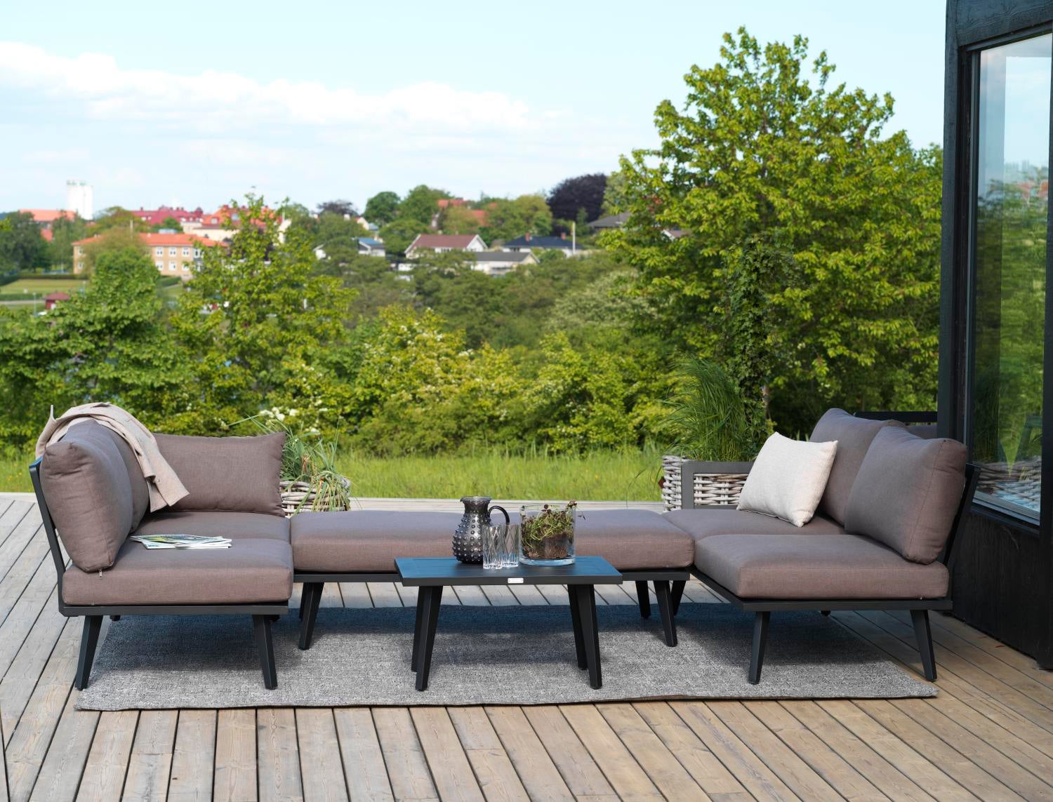 Villac sete White/Bistro brown