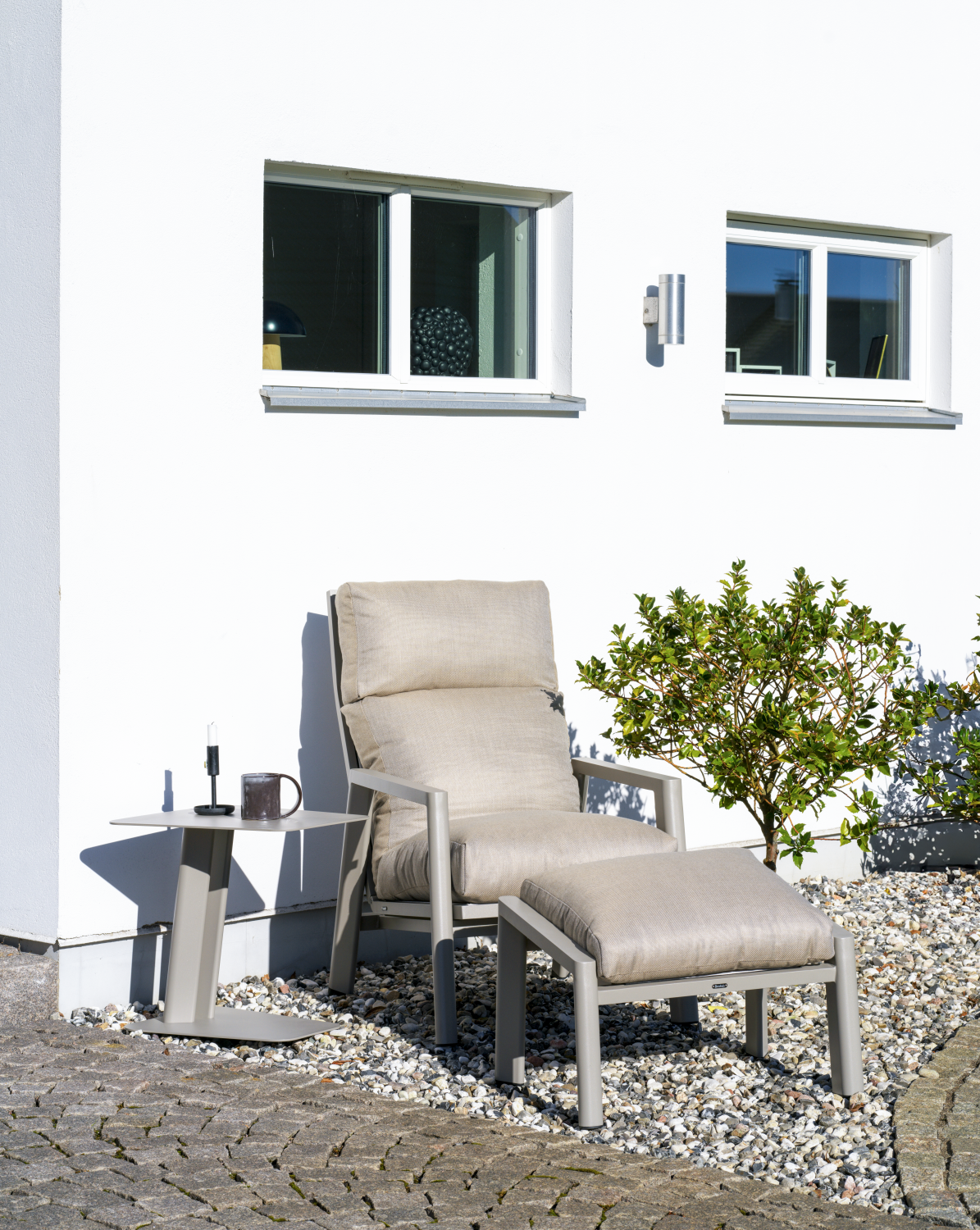 Slide position lenestol Khaki/Tawny