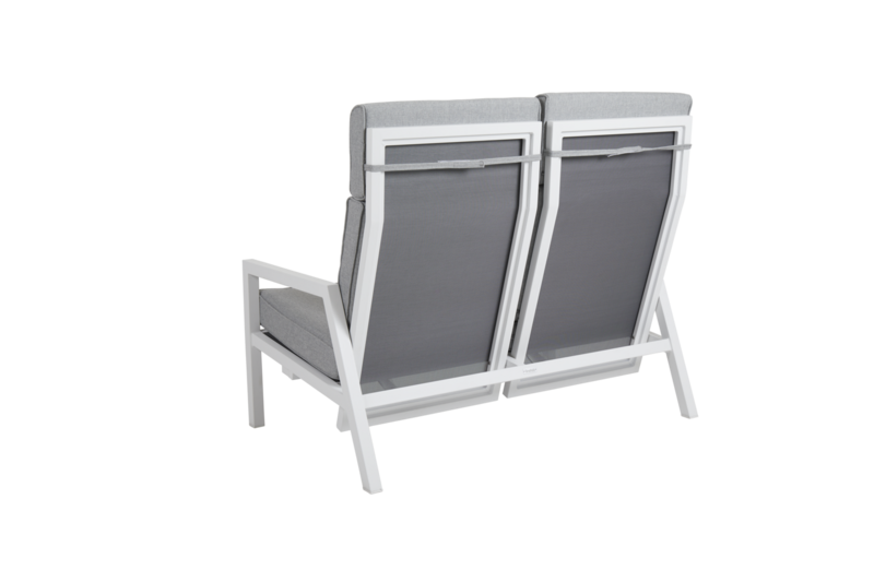 Belfort 2-seter sofa White/Pearl grey