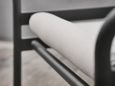 Sling 3-seter sofa Anthracite/Vanilla White