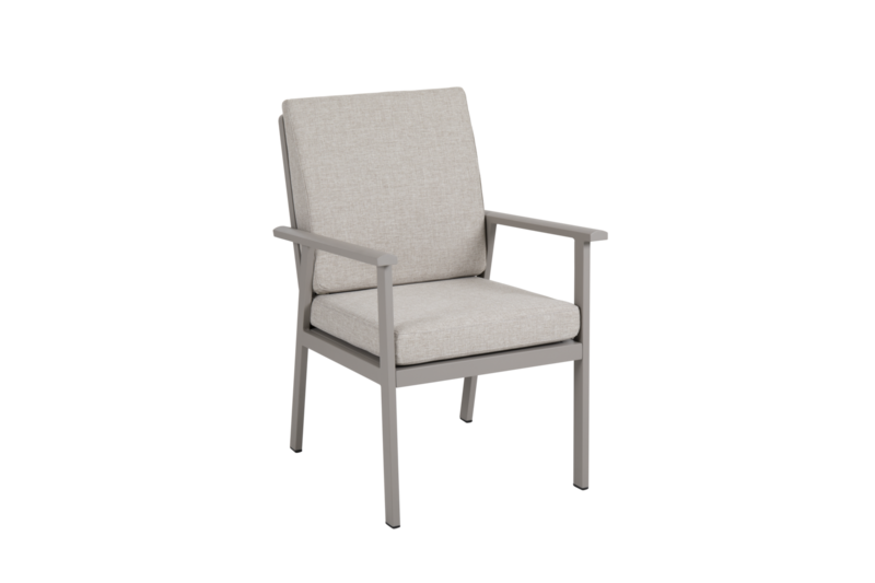Samvaro stol med armlener Khaki/beige