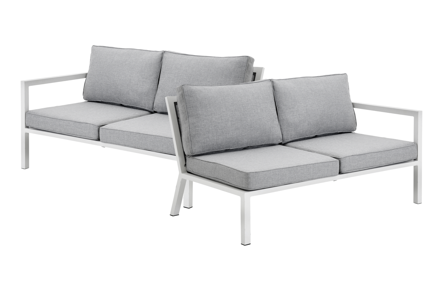 Belfort endestykke White/Pearl grey