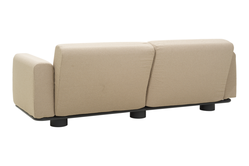 Bolster 1_Soffa_2,5-sits Antracit/Teddy Beige