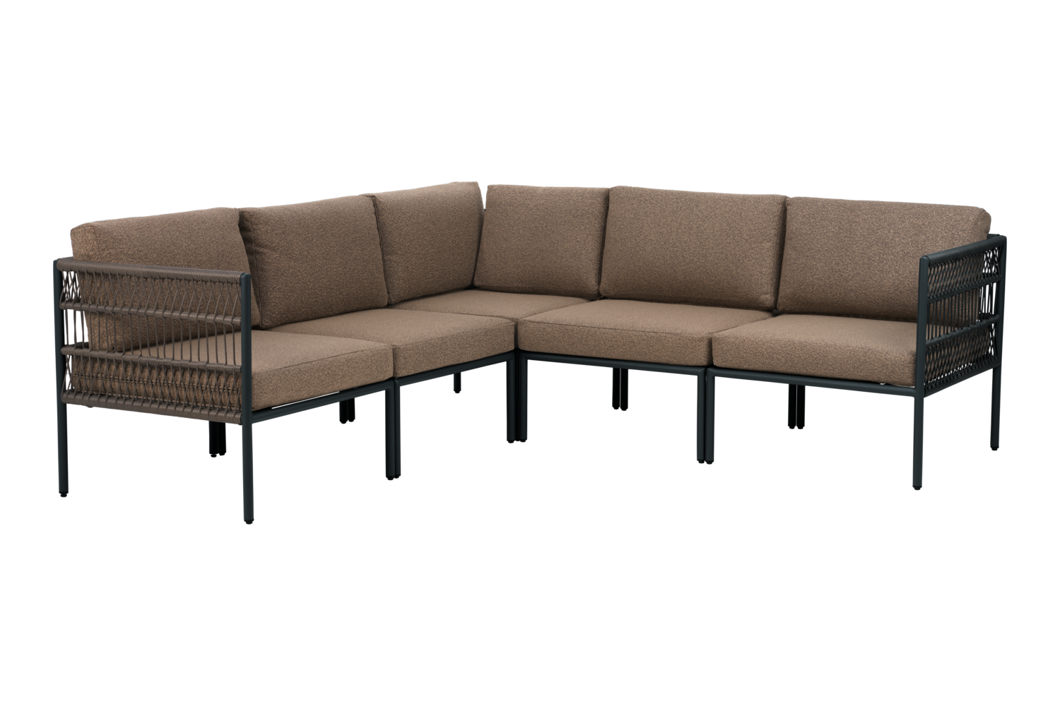 Reno midtdel Svart/Raw Peanut