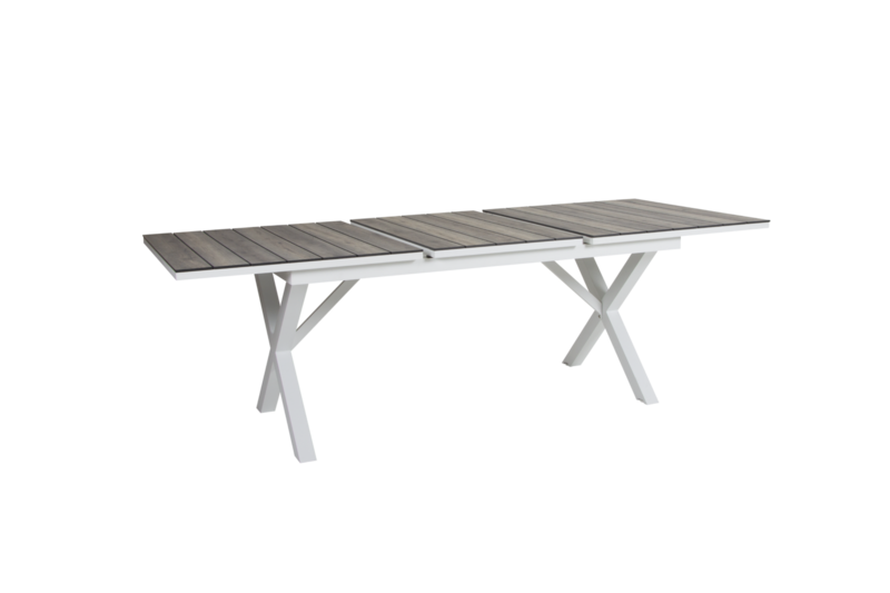 Hillmond spisebord White/Natural wood