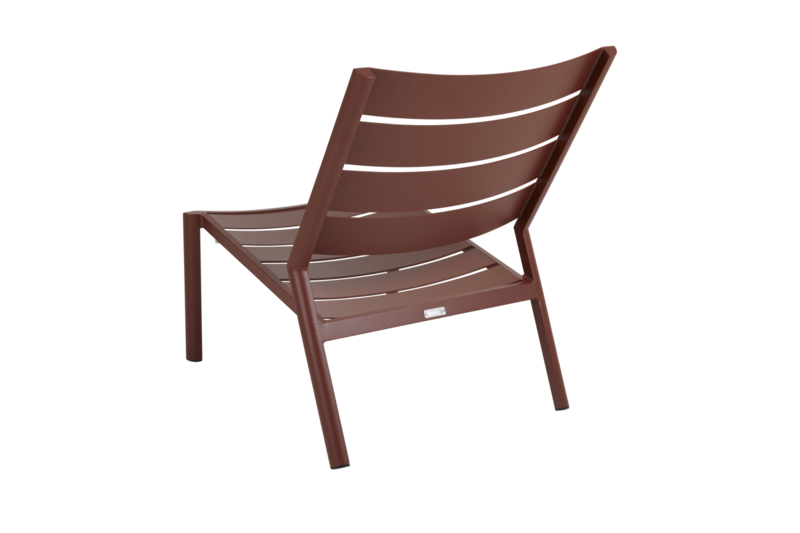 Delia lounge chair Burnt paprika