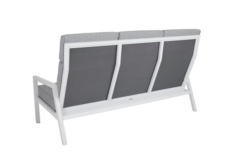 Belfort 3-seter sofa White/Pearl grey
