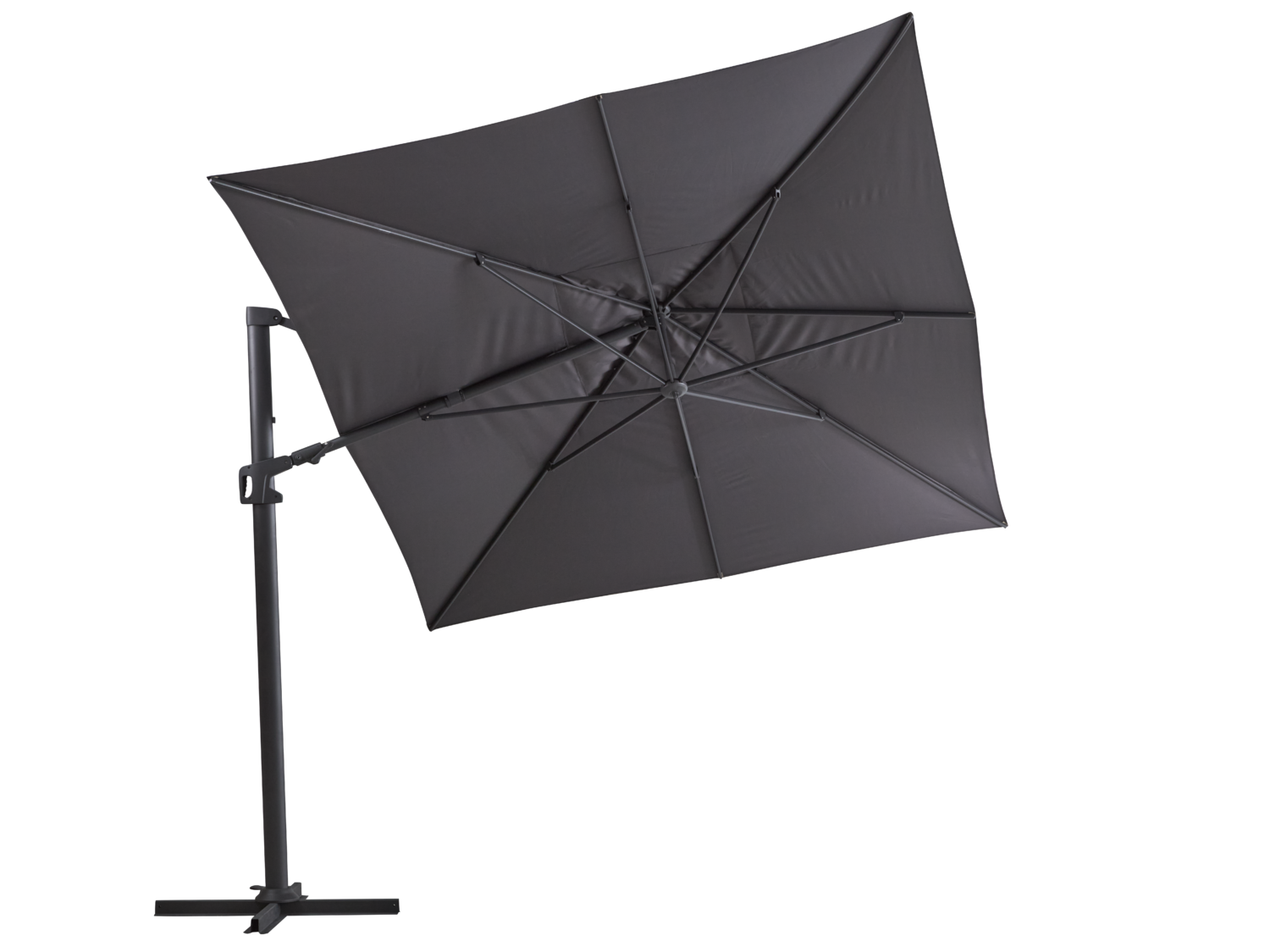 Vinovo friarmparasoll Antracit/Grå