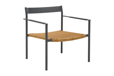 DK lounge chair Antracit/Natur