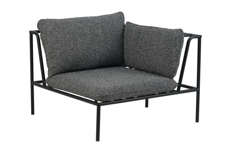 Collier hjørne Svart/Teddy Ant