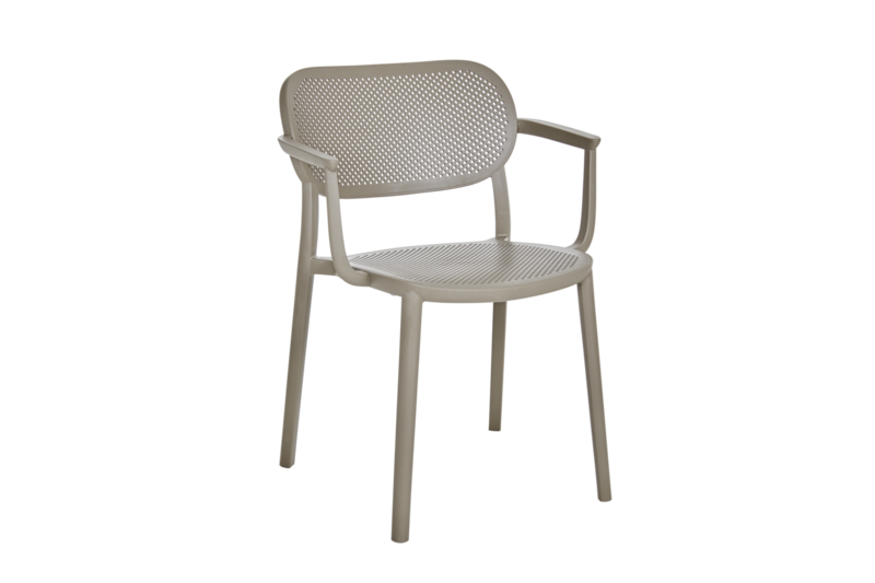 Nuta stol med armlener Mineral Grey