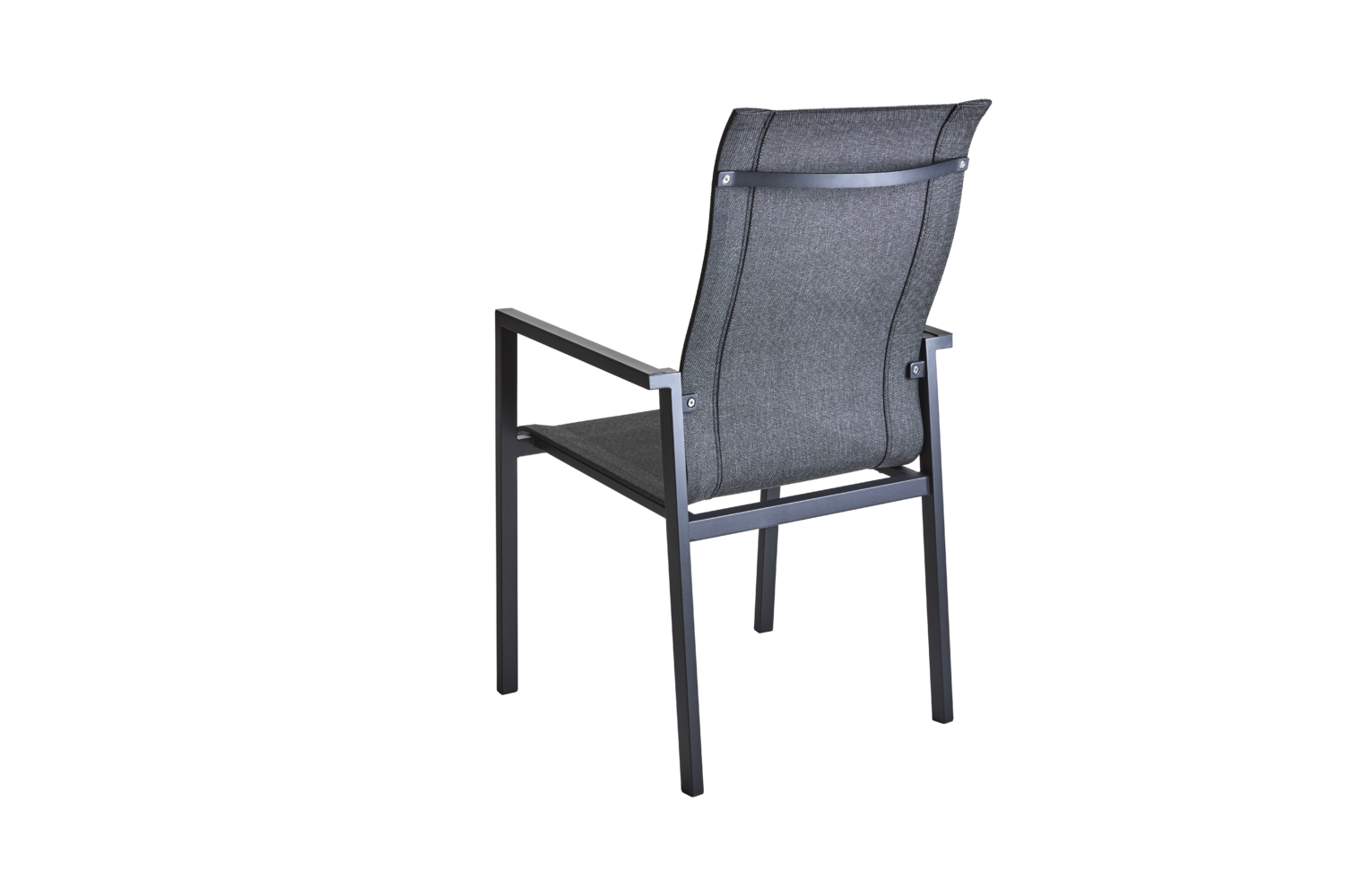 Comfy stol med armlener Svart/svart