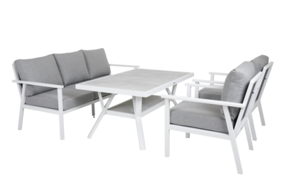 Samvaro lenestol White/Pearl grey