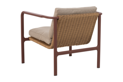 Motty lenestol Zin Red/Teddy Beige