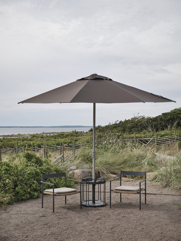 DK lounge chair Antracit/Natur