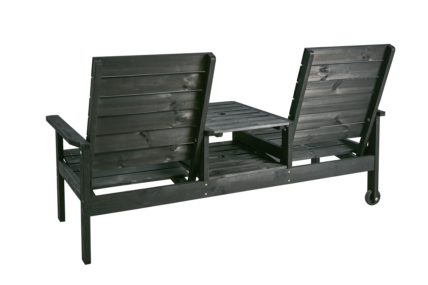 Du & Ja 2-seter sofa Svart