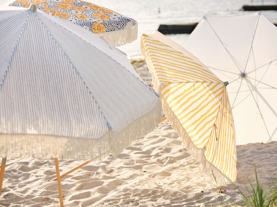 Gatsby parasoll Yellow Stripe
