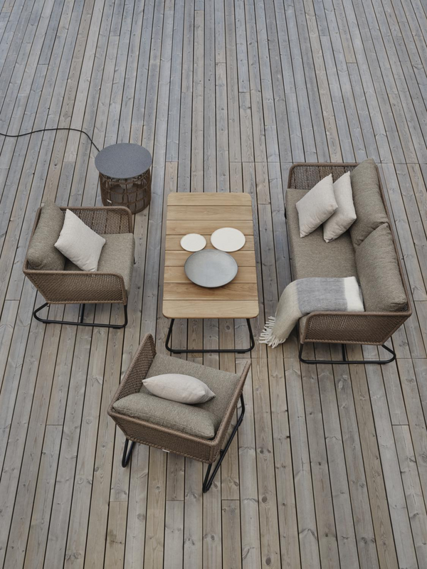 Pors lounge chair Natur