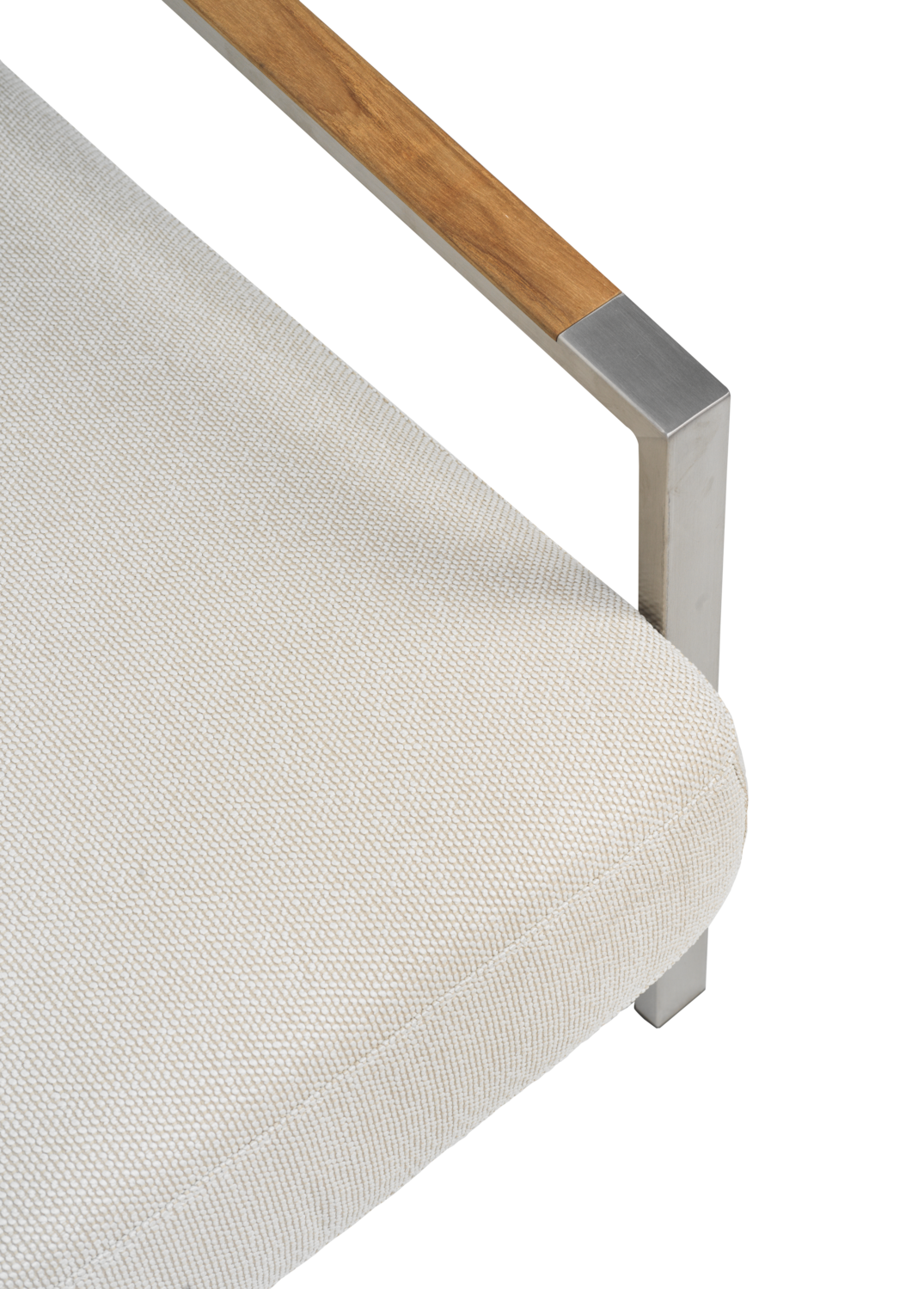 Naos lenestol Stainless Steel/Dot Beige