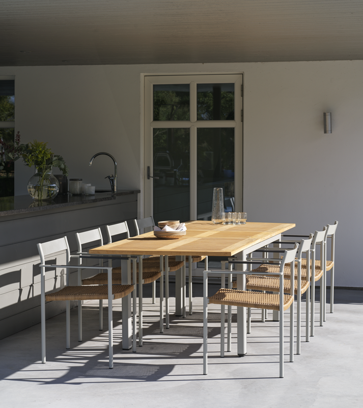 DK spisestol  Light Grey/Natur