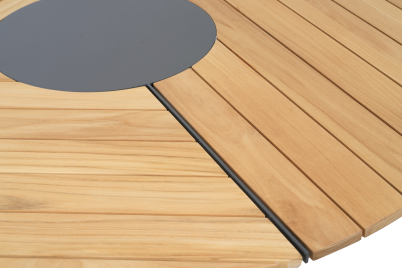 Peace Wood spisebord Antracit/Natur