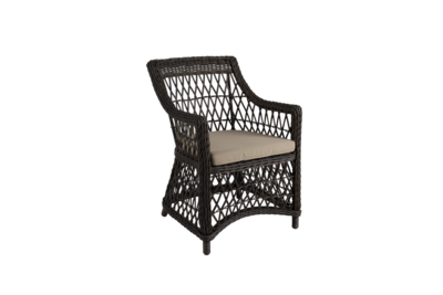 Beatrice stol med armlener Brun/beige