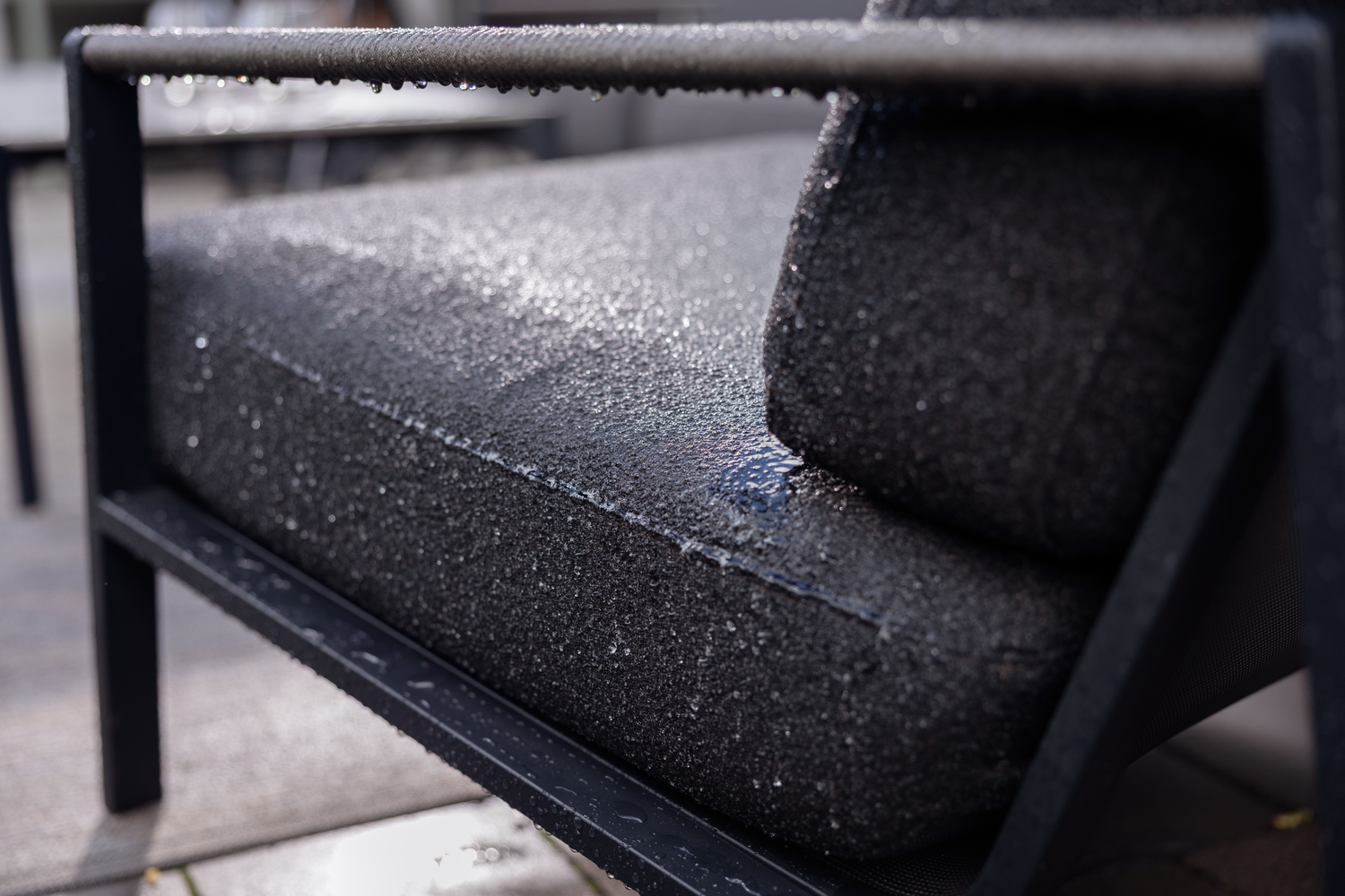 Lyra lenestol Svart/Teddy Black