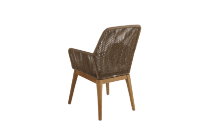Hassel stol med armlener Natur/beige
