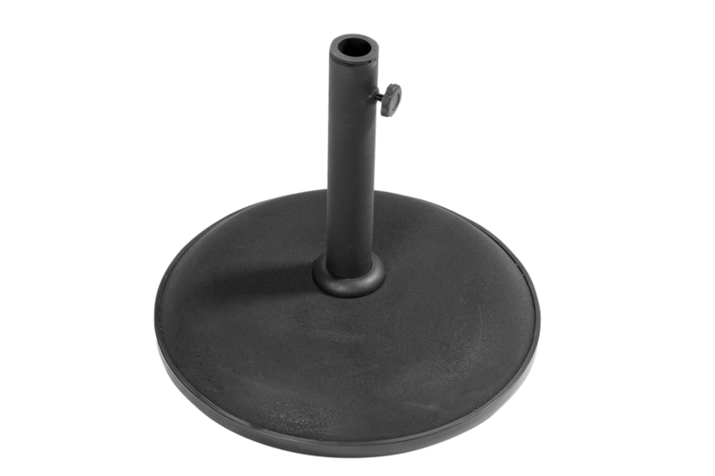 Brage parasollfot, 50 kg Svart