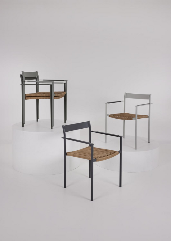 DK spisestol  Light Grey/Natur